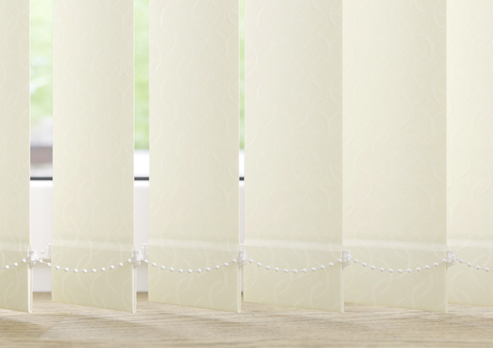 Decor, Cream - Vertical Blind Slats - Image 3